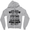 Super Cool Stepdad Of A Freaking Awesome Grandson Zipper Hoodie
