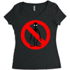 stop alien Women's Triblend Scoop T-shirt