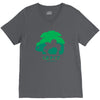 mega grass V-Neck Tee