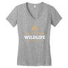 Wildlife Camping Women's V-Neck T-Shirt
