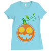 pumpkin! Ladies Fitted T-Shirt