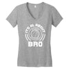its all about atlanta basketball bro Women's V-Neck T-Shirt