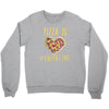 pizza is my valentine 3 Crewneck Sweatshirt