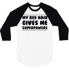 red head hair 3/4 Sleeve Shirt