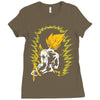 Super Saiyan Vegeta Ladies Fitted T-Shirt