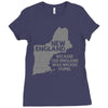 new england, because old england was wicked stupid Ladies Fitted T-Shirt