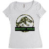 Military Morld T-Shirt Women's Triblend Scoop T-shirt