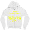 i went outside once Zipper Hoodie