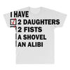 i have 2 daughter All Over Men's T-shirt