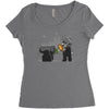 pacifist plumber Women's Triblend Scoop T-shirt