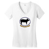 hog show family Women's V-Neck T-Shirt