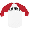 Life Begins at Forty 1978 the Birth of Legends 3/4 Sleeve Shirt