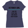 October Girl Ladies Fitted T-Shirt