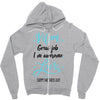 Mom Great Job I'm Awesome Love Happy Mother's Day Zipper Hoodie