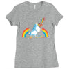 rainbow chainsaw massacre Ladies Fitted T-Shirt
