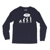 banksy funny human evolution indie Long Sleeve Shirts