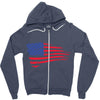 united states of america Zipper Hoodie