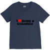 i love being a grandma V-Neck Tee