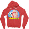 opposite day Zipper Hoodie