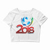 world cup 2018 Crop Top