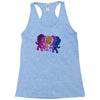 dancing groot Racerback Tank