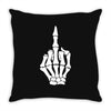 Flipping Someone Off Throw Pillow