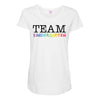 Team Kindergarten Maternity Scoop Neck T-shirt