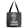 think green Tote Bags