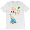 popeye spinach retro mens funny T-Shirt