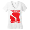 Thompson High School Wrestling (Vision Quest) Women's V-Neck T-Shirt