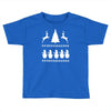 christmas scene reindeer funny Toddler T-shirt