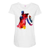 full color Maternity Scoop Neck T-shirt