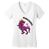 mamasaurus Women's V-Neck T-Shirt
