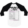 March Girl Facts Pisces 3/4 Sleeve Shirt