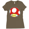twitchy mushroom! Ladies Fitted T-Shirt