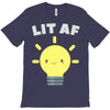 lit af kawaii light bulb T-Shirt