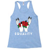 equality white Racerback Tank