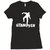 schranz dj , hacke, musik Ladies Fitted T-Shirt