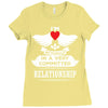 I Am Actually In A Very Commited Relationship Ladies Fitted T-Shirt