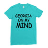 georgia is my mind Ladies Fitted T-Shirt