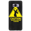 caution shapes being thrown printed Samsung Galaxy S8 Plus