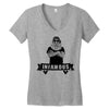 infamous Women's V-Neck T-Shirt