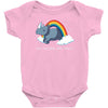 real unicorns have curves Baby Bodysuit