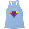 Rainbow LGBT Diamond Racerback Tank