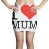 i love mum Mini Skirts