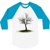 shades of winter 3/4 Sleeve Shirt