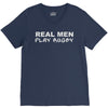 real men play rugby V-Neck Tee