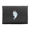 cute kawaii narwhals are cute Accessory Pouches