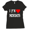 i f'n heart  mondays girls Ladies Fitted T-Shirt