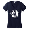 blackbeard pirate ship Women's V-Neck T-Shirt